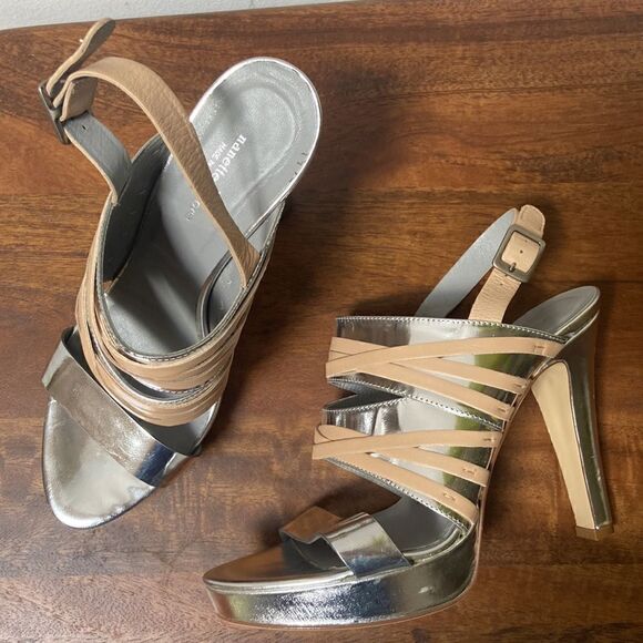 Nanette lepore Silver Heels Size EU 38 - Picture 12 of 12